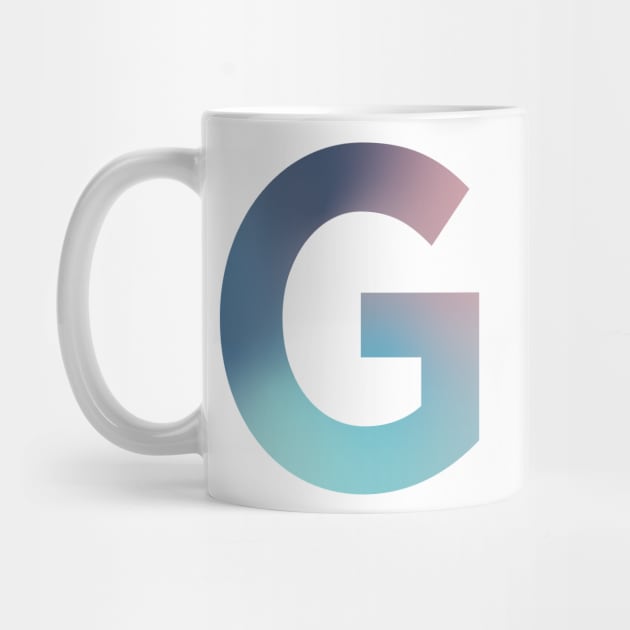 Gradient Letter G Initial Alphabet by murialbezanson